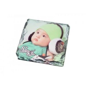 4" Sublimation Slate Coaster Square (SLATE48)